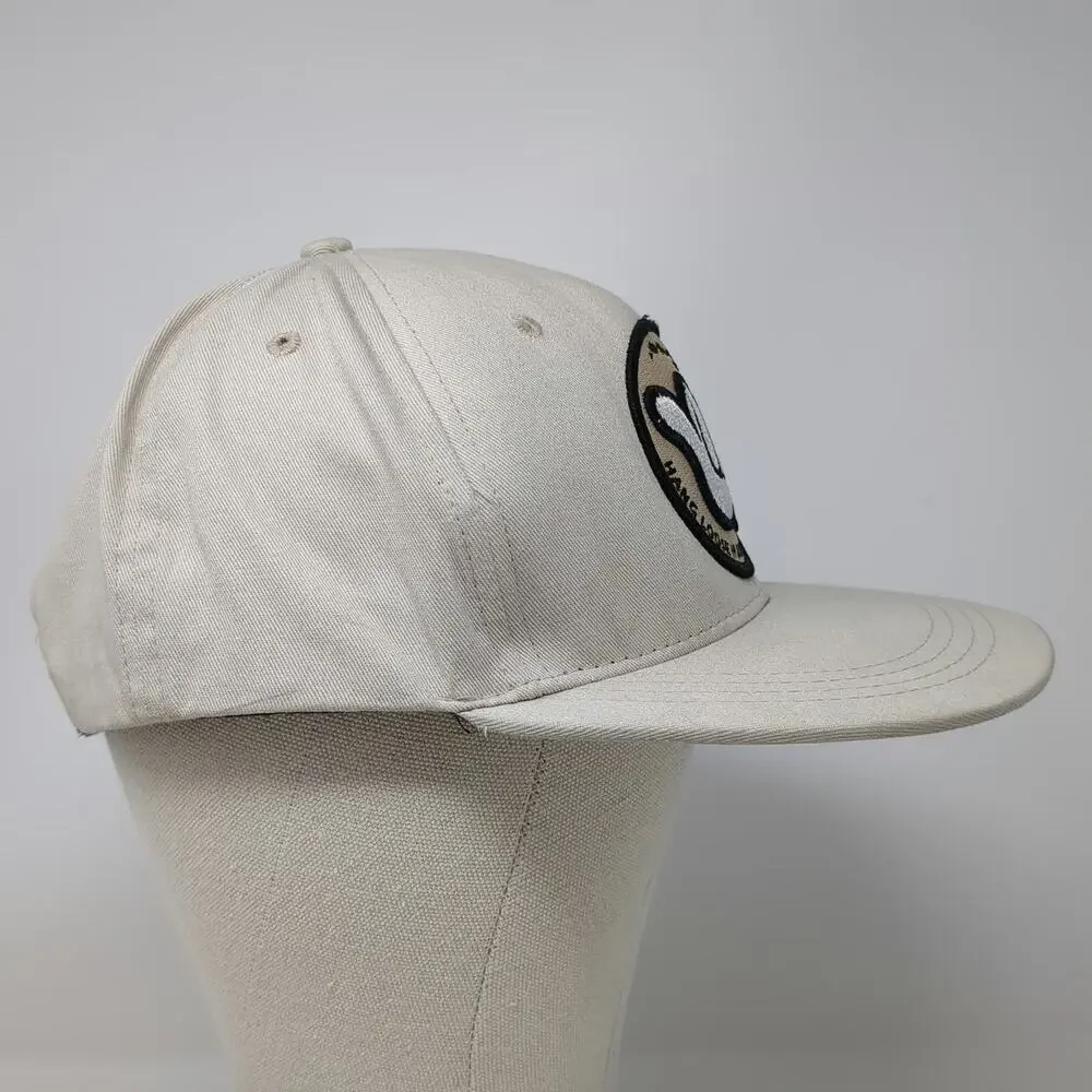 Aloha Headwear Snapback Beige Hat One Size Shaka Hawaii Hand Green Underbrim